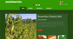 Desktop Screenshot of macronatura.com